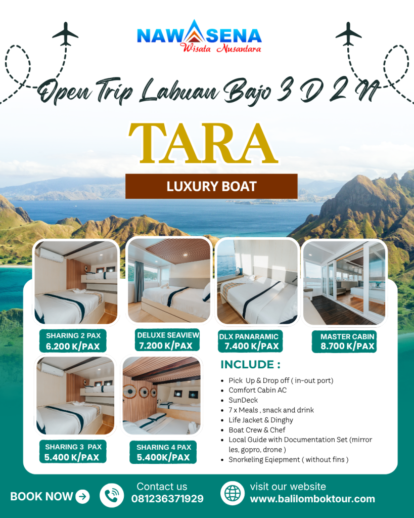 open-trip-kapal-tara-luxury-phinisi-labuan-bajo