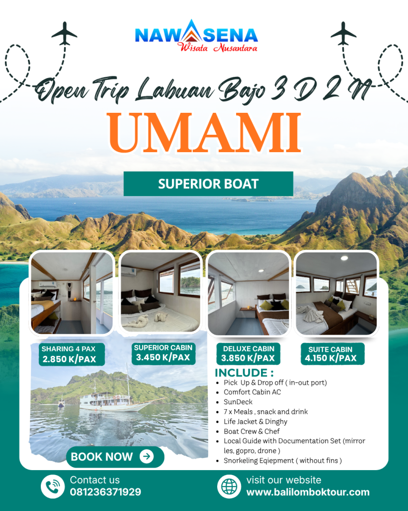 open-trip-labuan-bajo-superior-boat-umami