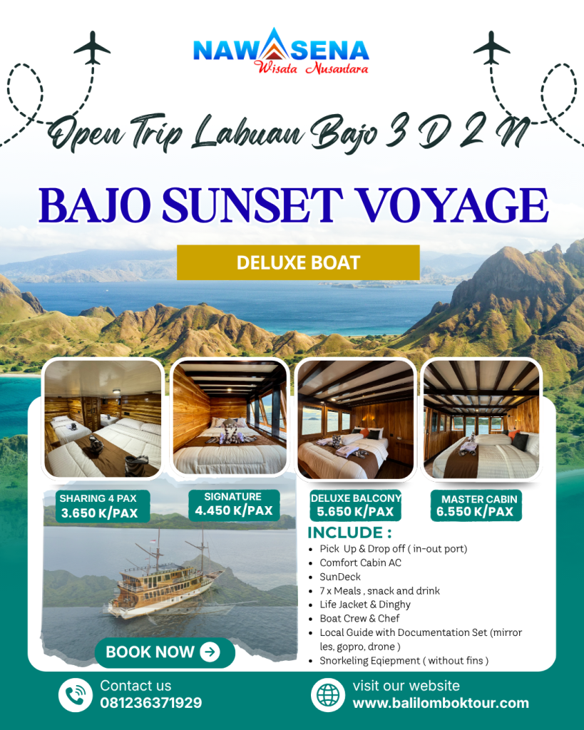 open-trip-labuan-bajo-deluxe-phinisi-kapal-bajo-sunset-voyage